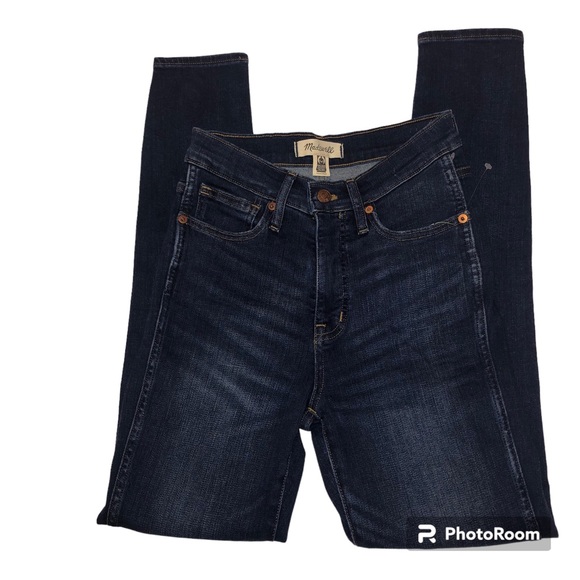 NWOT Madewell Size 24 High Rise Skinny Jeans Lynchburg Wash - Picture 6 of 12